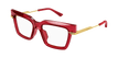 004 burgundy gold transpa